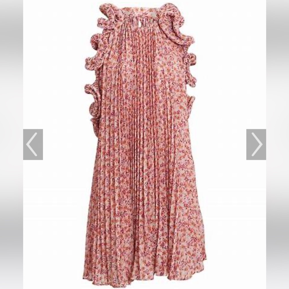AMUR halter floral print dress